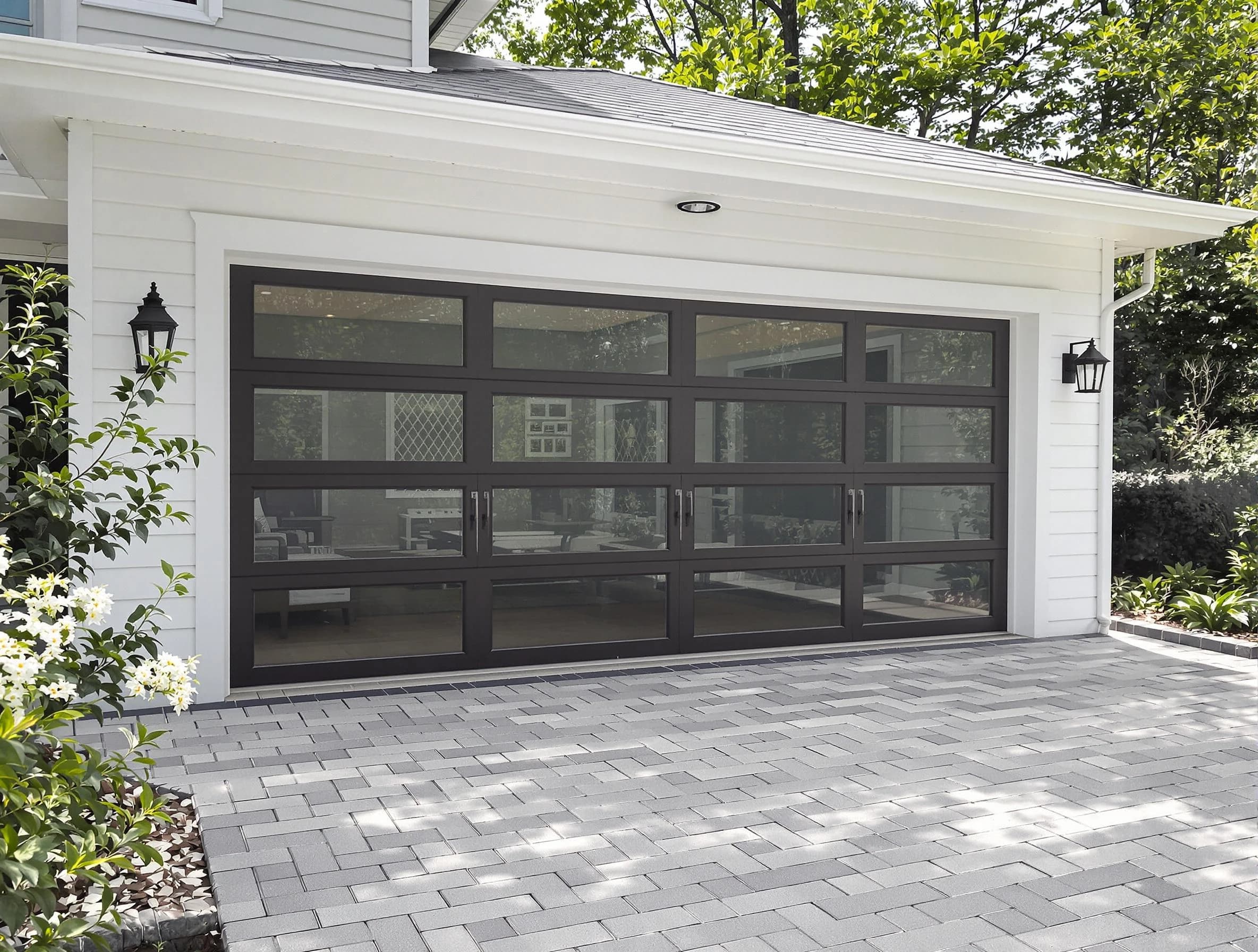 Bensley Garage Door Repair design specialist presenting custom garage door options to Bensley homeowner