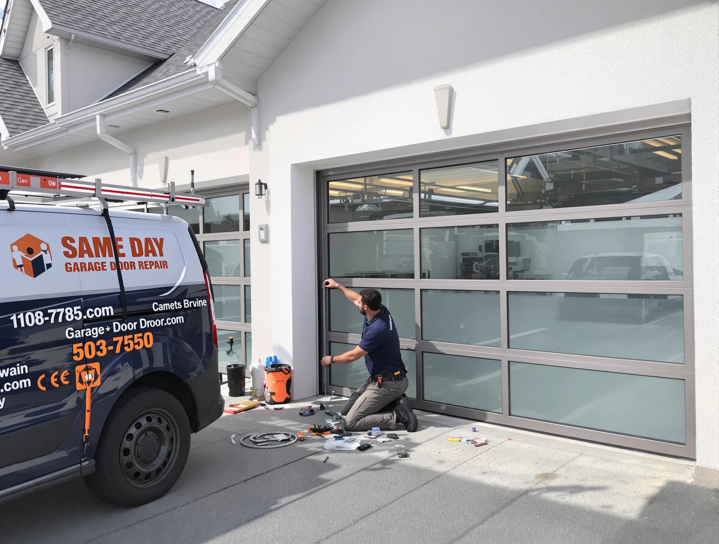 Same-day garage door repair service by Bensley Garage Door Repair in Bensley