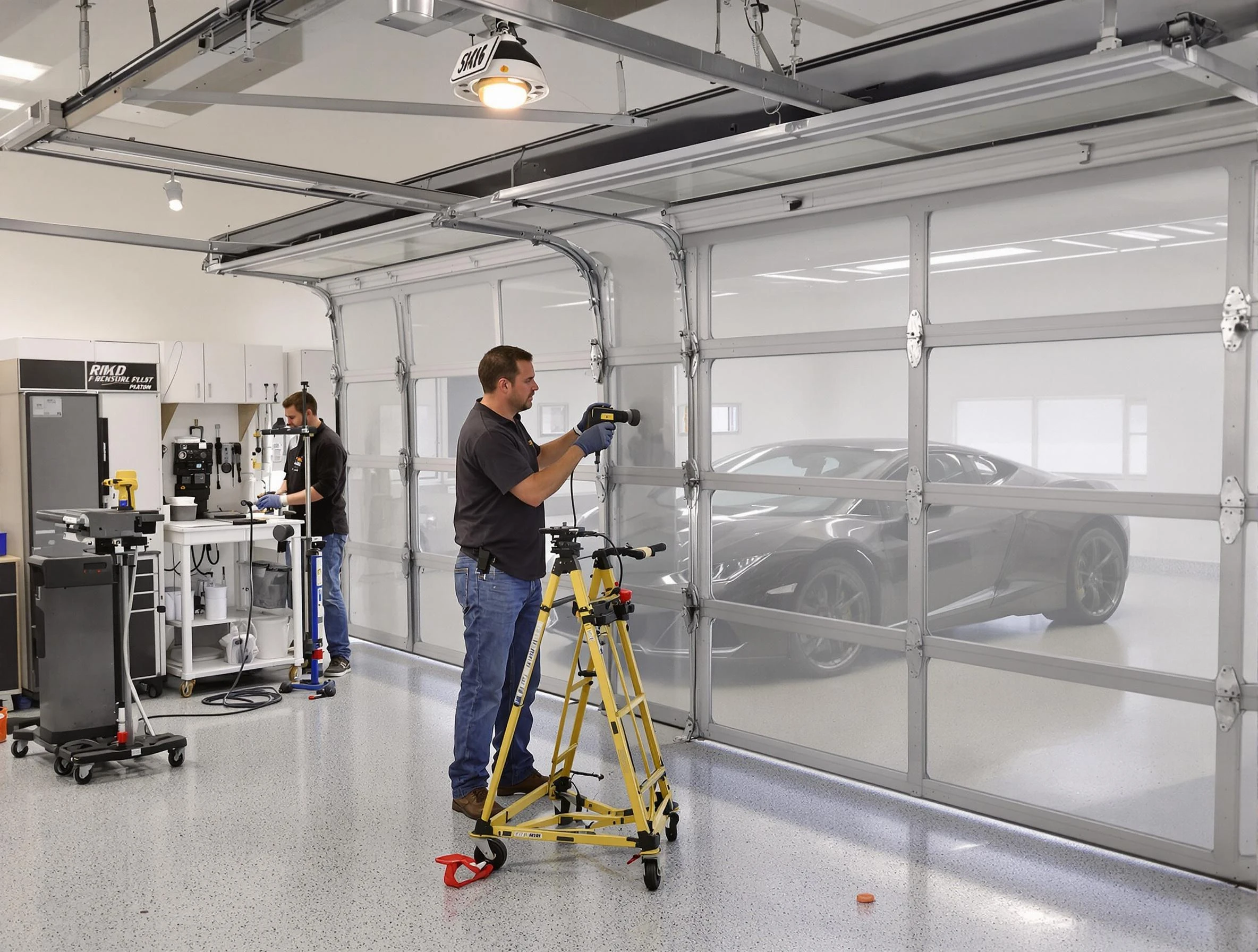 Garage Door Dents Repair in Bensley