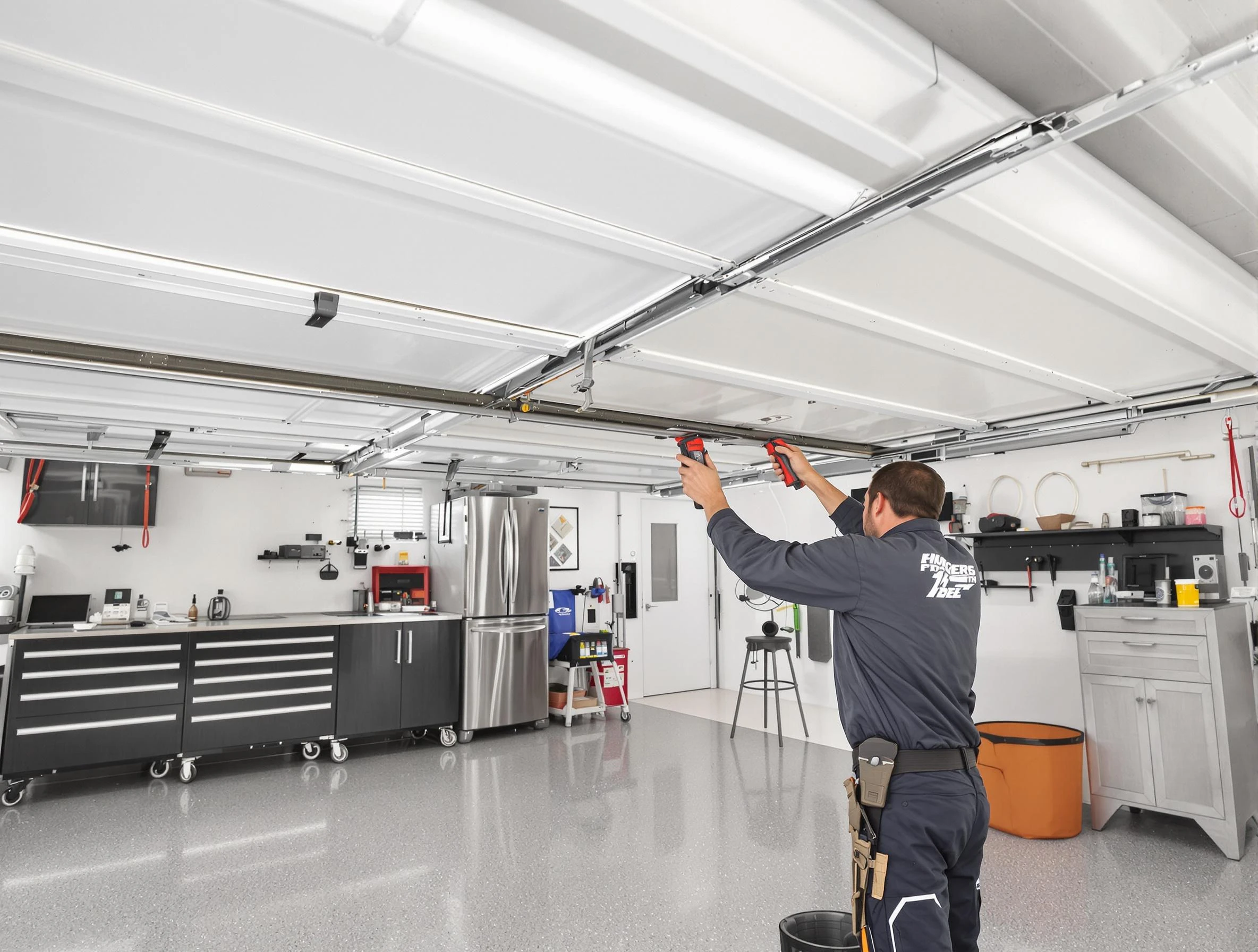 Overhead garage door repair service by Bensley Garage Door Repair in Bensley