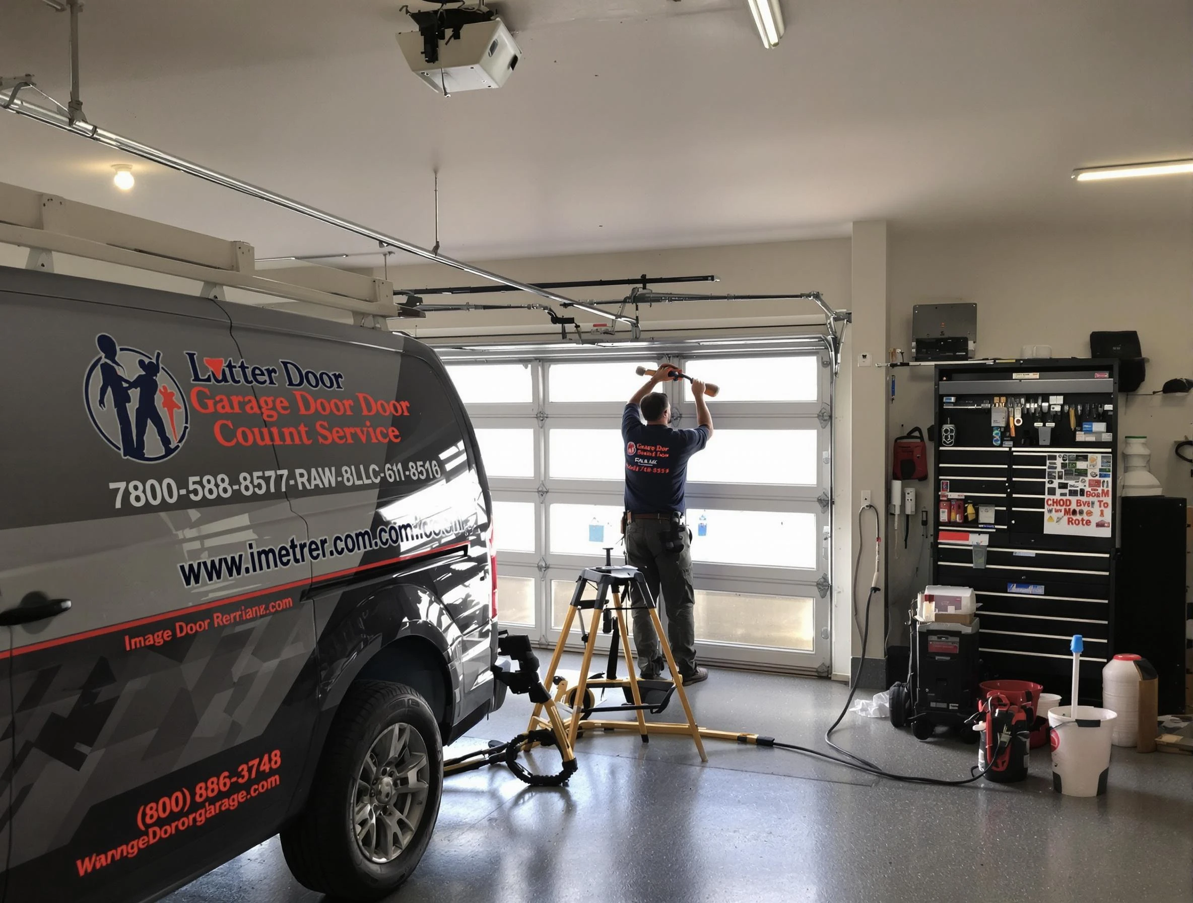 Bensley Garage Door Repair rapid response team performing same-day repair in Bensley
