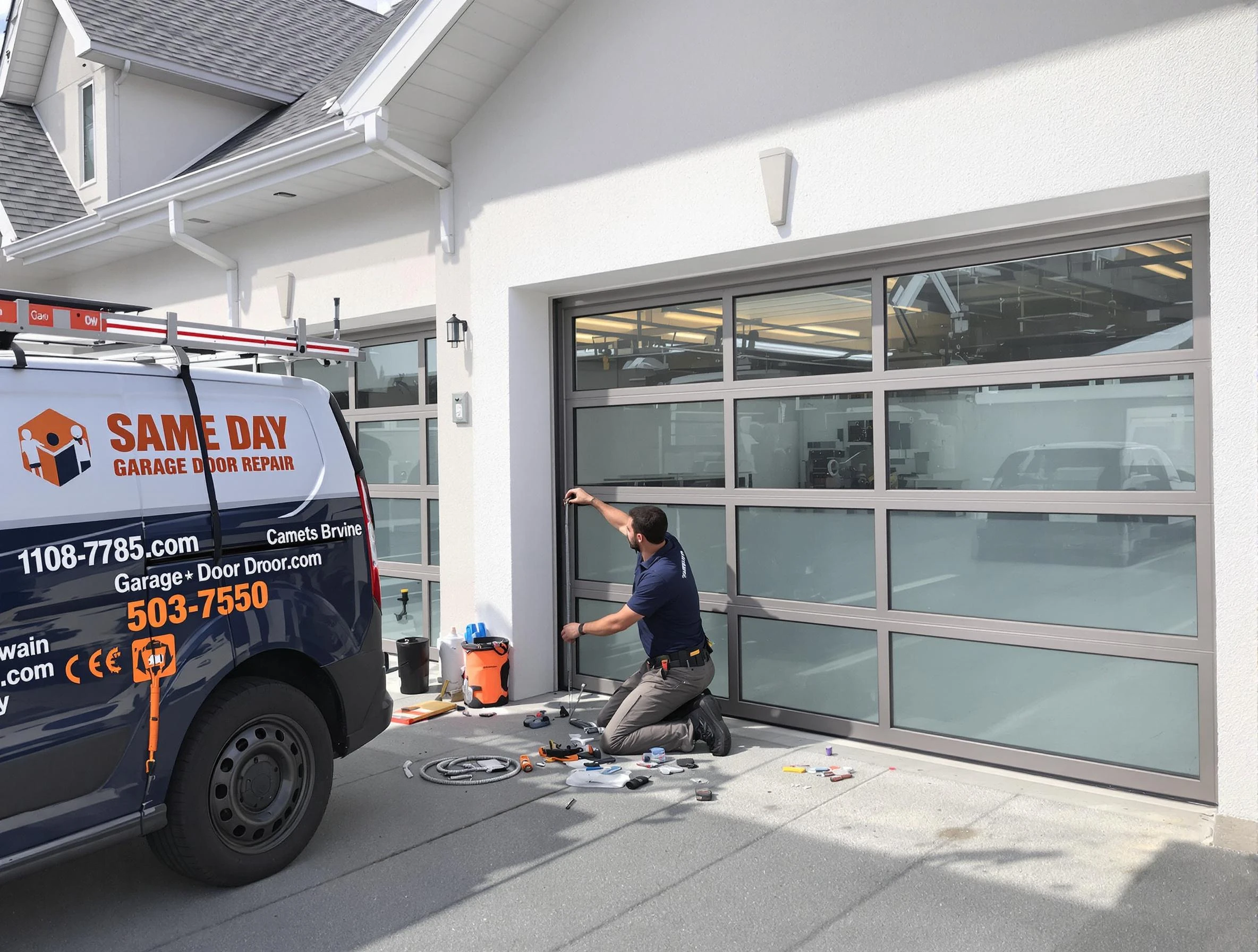 Same-day garage door repair service by Bensley Garage Door Repair in Bensley